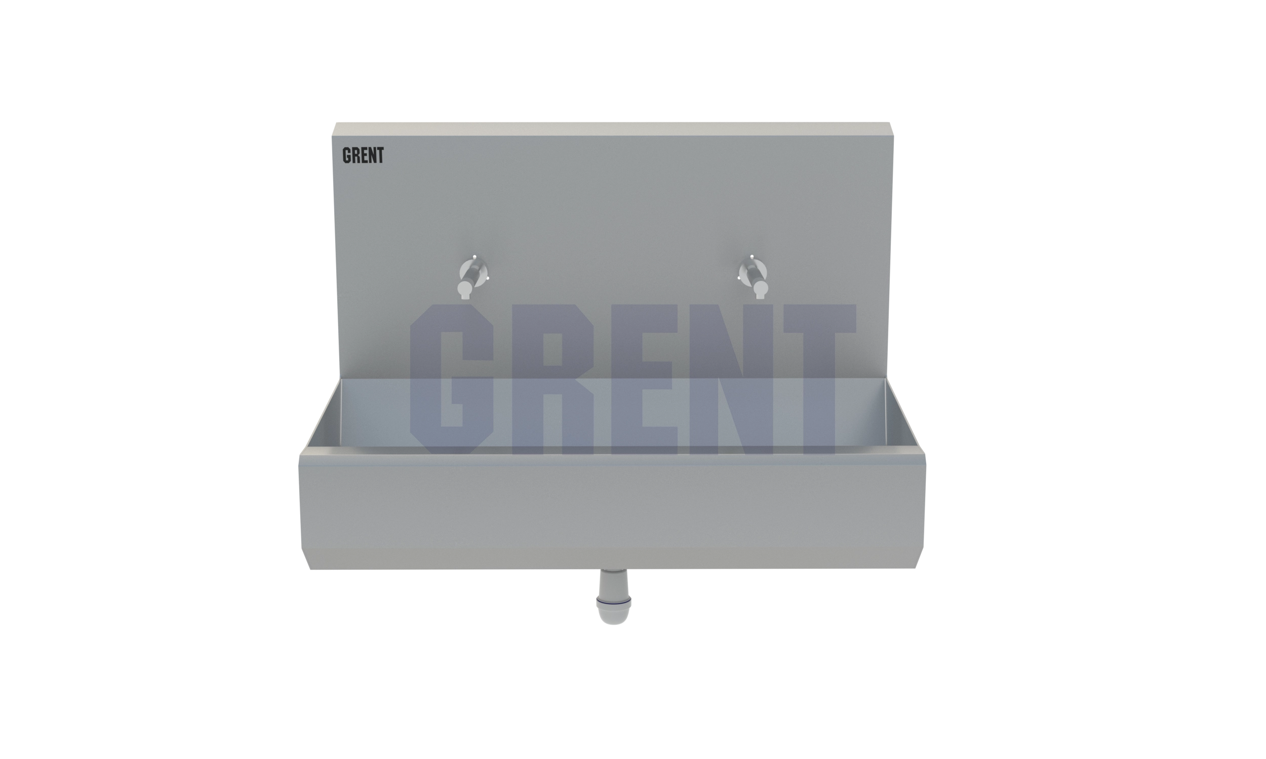 Умывальник 2-секционный подвесной GRENT-P-02