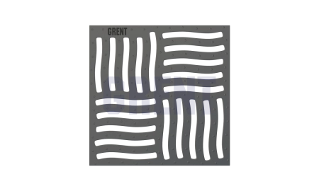 Решетка чугунная GRENT PlasT щелевая 300х300 С250 