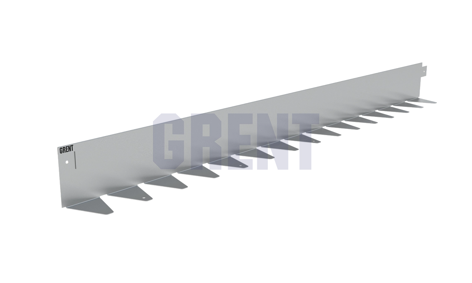 Бордюр стальной GRENT BR L-образный 1200*100, 1,5, оцинкованный