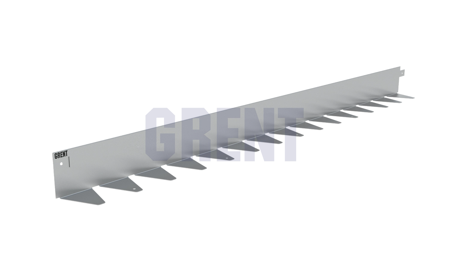 Бордюр стальной GRENT BR L-образный 1200*80, 1,5, нержавеющий