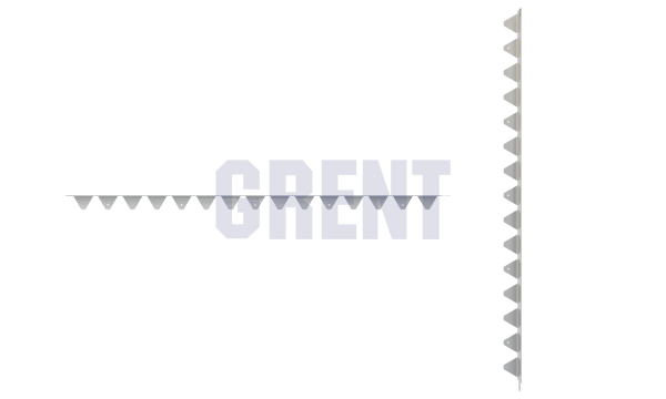 Бордюр стальной GRENT BR L-образный 1200*60, 1,5, нержавеющий