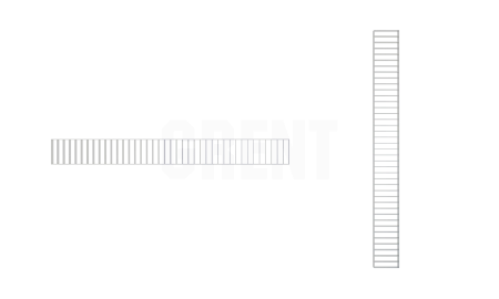 Решетка щелевая из нержавеющей стали GRENT S 400 