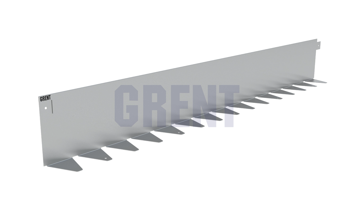 Бордюр стальной GRENT BR L-образный 1200*200, 1,5, оцинкованный