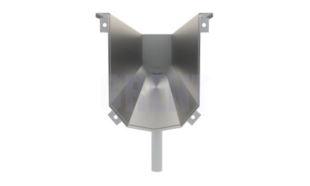 Лоток водоотводный мостовой GRENT MosT подвесной 300 выпускной торцевой