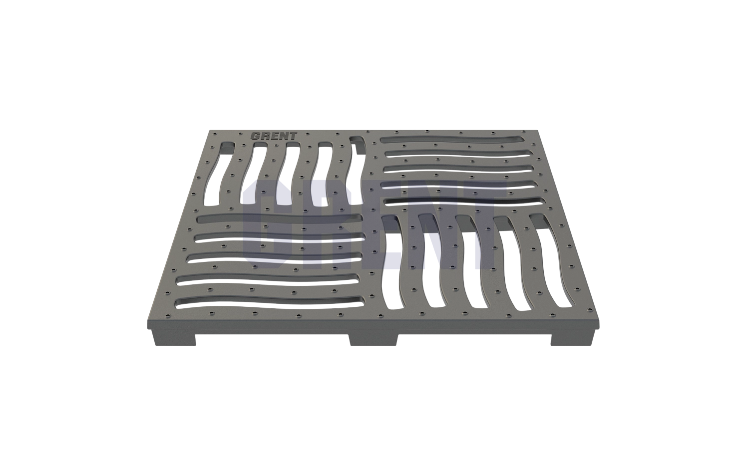 Решетка чугунная GRENT PlasT щелевая 300х300 С250