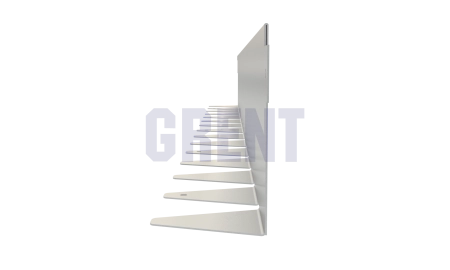 Бордюр стальной GRENT BR L-образный 1200*130, 1,5, нержавеющий