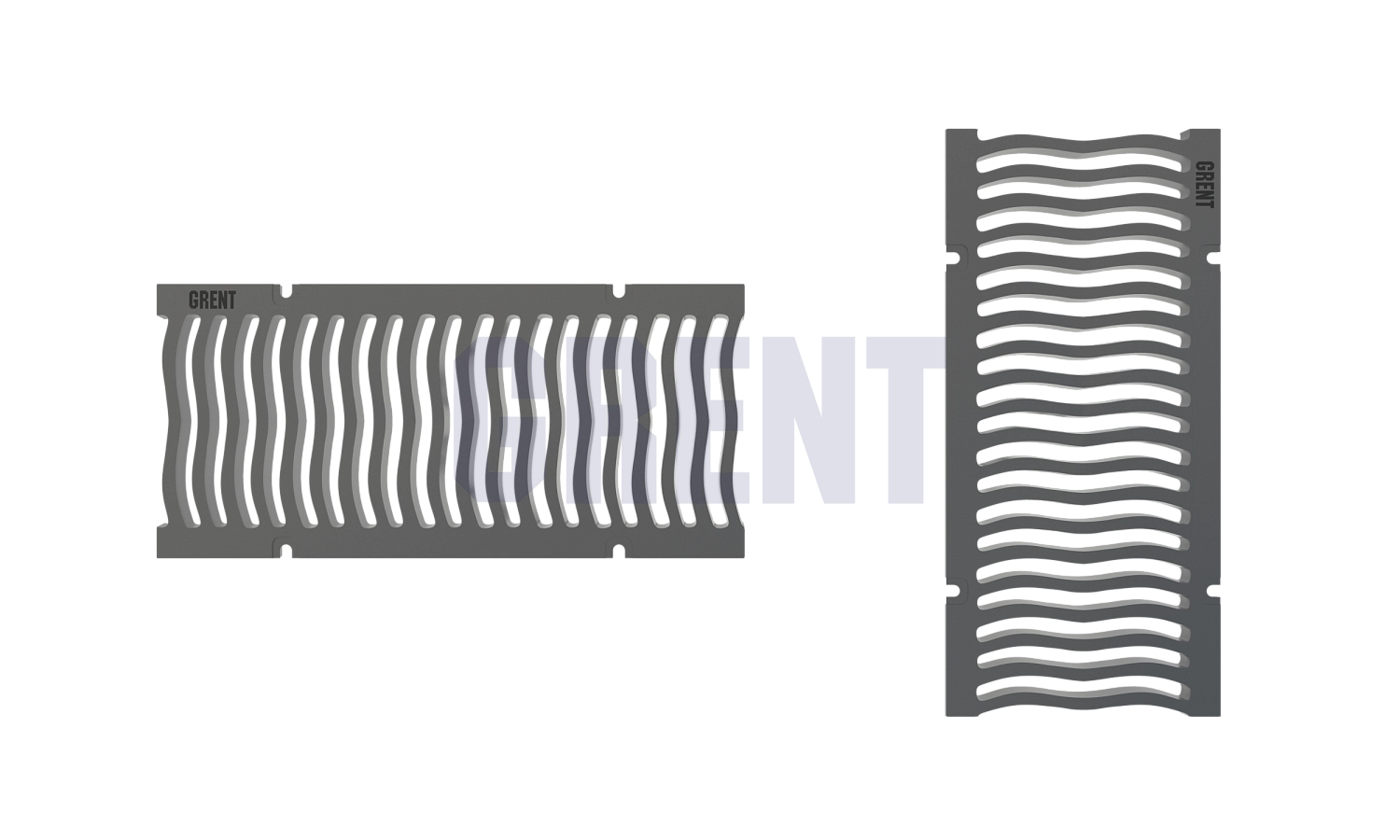 Решетка чугунная волна GRENT PlasT DN200 C250