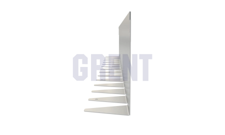 Бордюр стальной GRENT BR L-образный 1200*200, 1,5, оцинкованный