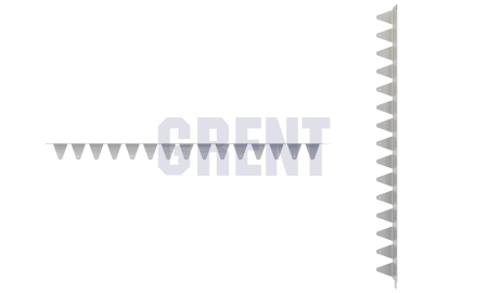 Бордюр стальной GRENT BR L-образный 1200*90, 1,5, нержавеющий