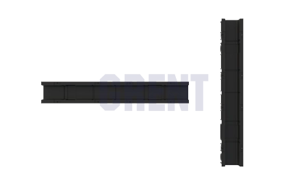 Лоток водоотводный пластиковый GRENT PlasT DN100 H80 