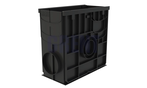 Пескоуловитель пластиковый GRENT PlasT DN150/200 H476 в комплекте со штампованой решеткой A15