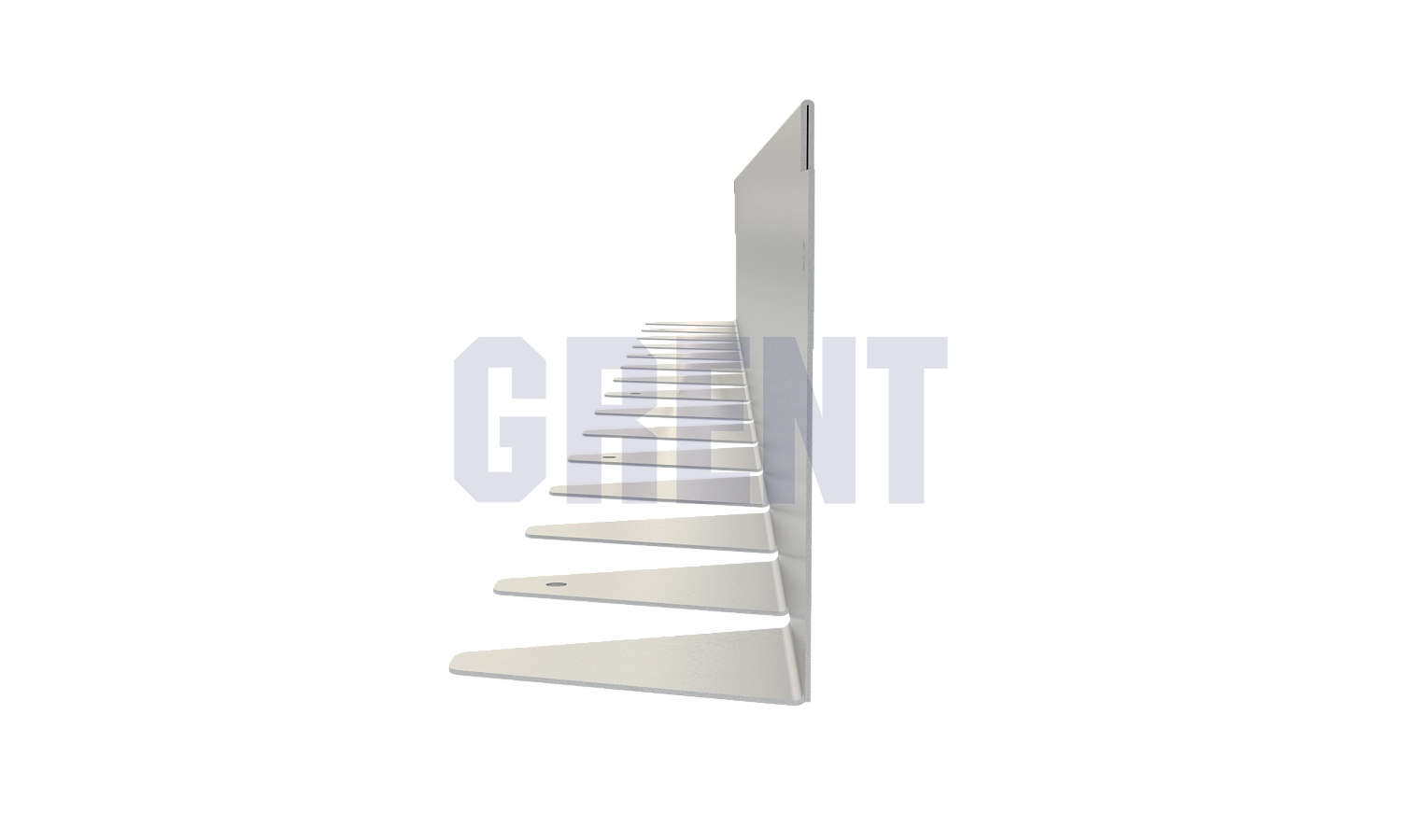 Бордюр стальной GRENT BR L-образный 1200*110, 1,5, нержавеющий