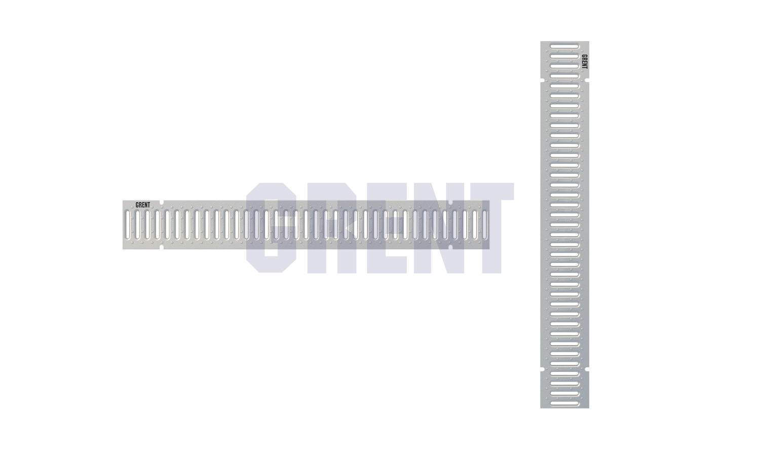 Водоотводная решетка стальная штампованная GRENT PlasT DN100 А15