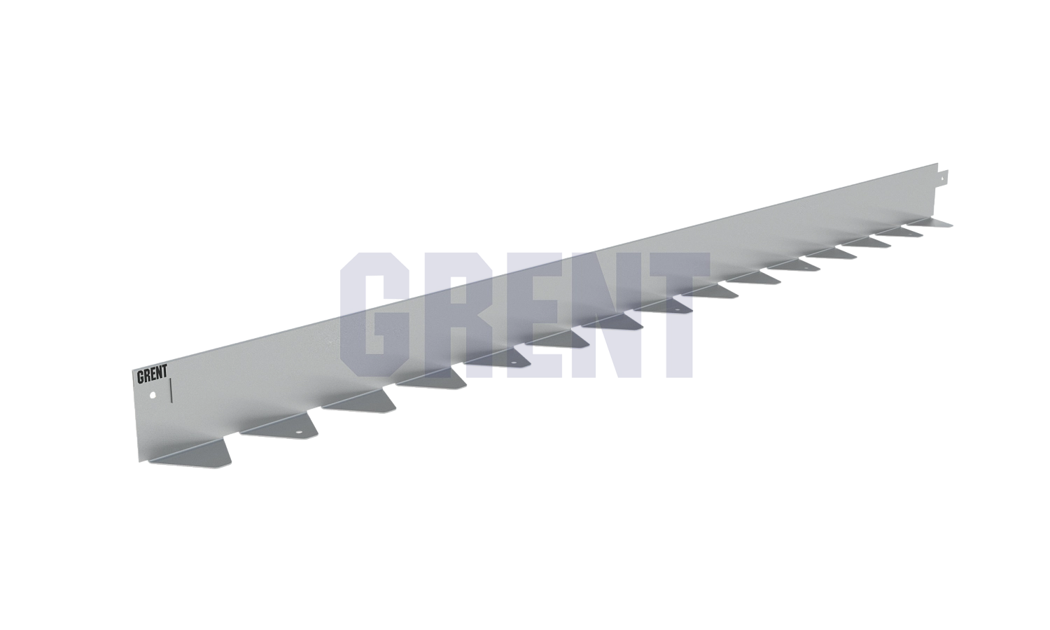 Бордюр стальной GRENT BR L-образный 2400*70, 1,5, оцинкованный