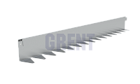 Бордюр стальной GRENT BR L-образный 2400*130, сталь 1.5 мм, нержавеющий Бордюр стальной GRENT BR L-образный 2400*130, сталь 1.5 мм, нержавеющий